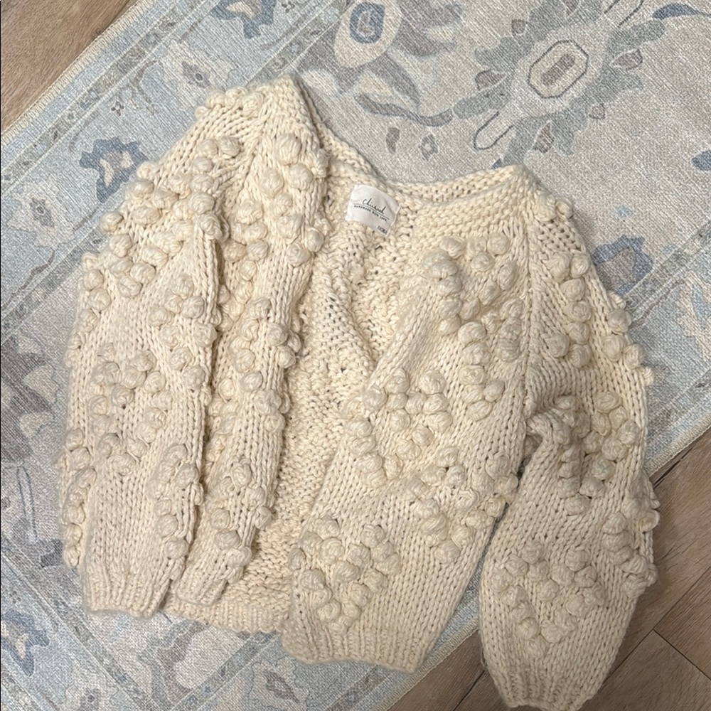 Chunky Knit Cream Sweater
